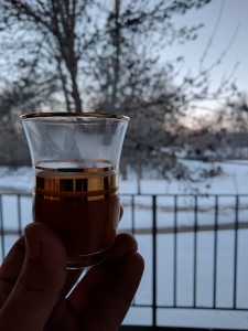 Arabic Coffee in Snow